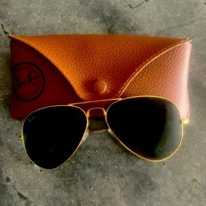 Ray-Ban sunglasses Men’s Aviator Black Green